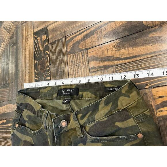 Judy Blue Jeans Camo Skinny Fit Women 5/27 Distressed Gorp Core Military Grunge - Picture 6 of 13